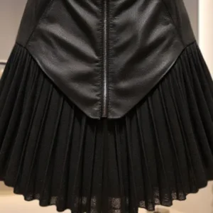 Ele Retro f-length Skirt Beautifully Designed Slimming High-waisted Long A-line Skirts for Women Faionable Spring Au...