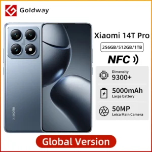 Global Version Xiaomi 14T Pro 256GB/512GB/1TB MTK Dimensity 9300+ 120W HyperCharge 50MP Leica Camera 144Hz 5G NFC Mobile Phone