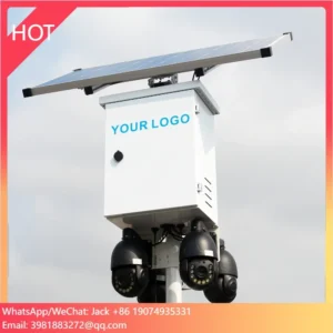 SZGOING Stand Alone Best Ip Various Online Security Cctv System Solar Energy Power Pole Camera for Construction Site