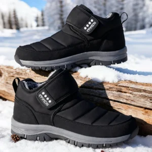 Super Warm Winter Shoes Men Boots With Fur Plus Size Snow Boots For Unisex Fashion Outdoor Sneakers Women Ankle Boots Commute