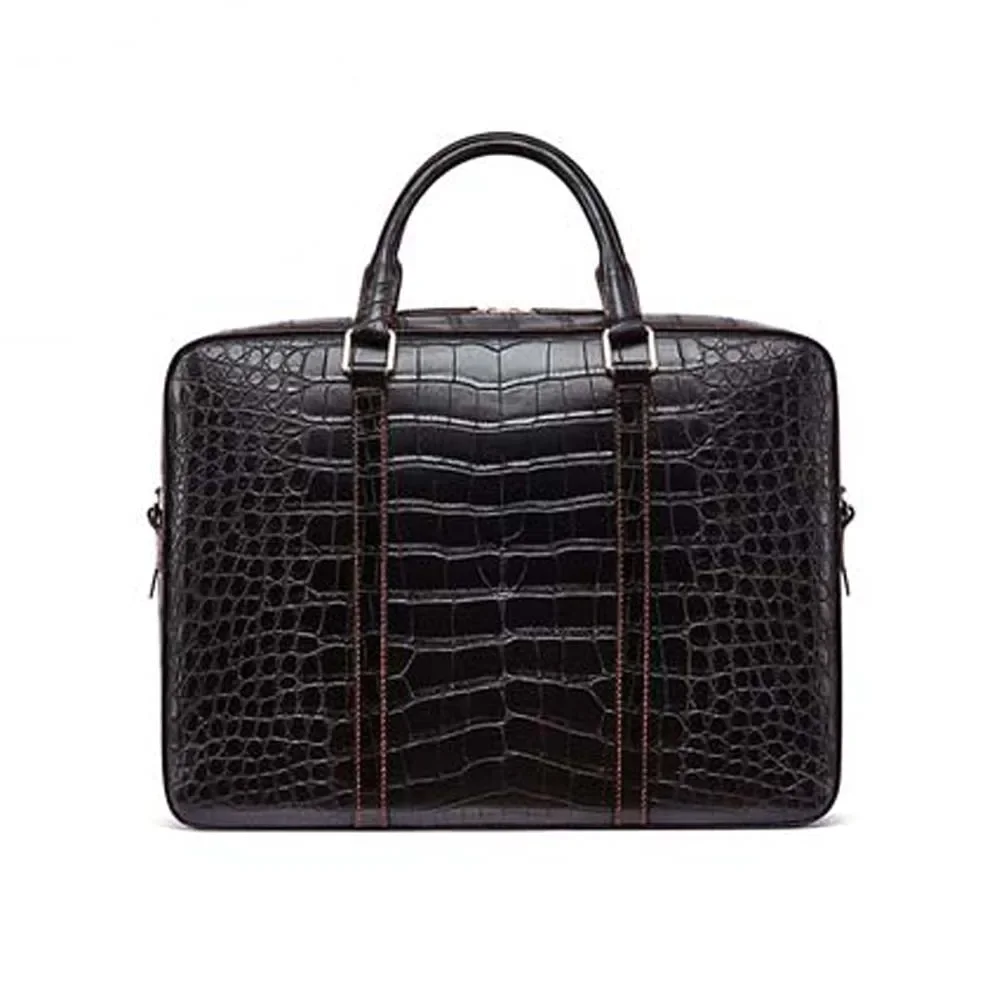 gete Men bags handbag men briefcase business large capacity Single shoulder bag crocodile bag