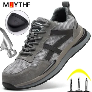 Anti scalding Work Safety Shoes Men European Standard Steel Toe Shoes Indestructible Brand Work Shoes Sneakers Puncture-Proof
