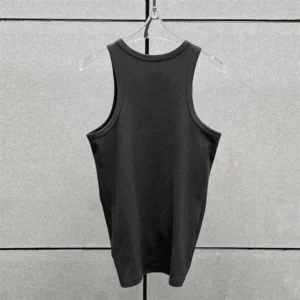 Women's vest New elastic slim fit sleeveless top for spring 2026 High quality linen blended tank top crop top y2k Women's corset