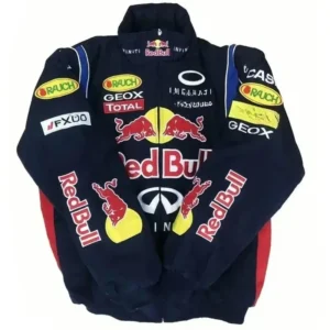 Red Bull racing suit, men's and women's cycling suit, embroidered jacket, spring and summer thin Thick jacket