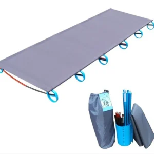 Camping Tent Folding Bed Ultralight 180cm Single Tent Cot Portable Alloy Frame