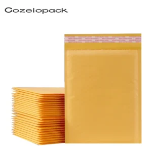 50PCS/15 sizes Kraft Paper Bubble Envelopes Paper Packaging Bags Padded Mailers Shipping bubble Envelope Courier Storage Bags