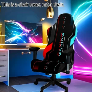 New Digital Printed Gaming Chair Cover Milk Fiber Fabric Gaming Chair Cover Elasticity Easy Fit One-Piece Office Chair Slipcover