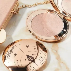 Charlotte Tilbury Starlight Highlight Contouring Palette Oil Control Matte Retouching Brightening Face Create Pore-free Makeup