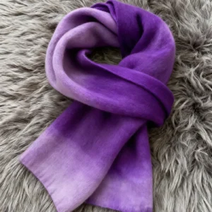 90332 Double sided Knitted Plush Scarf for Women's Autumn and Winter Atmosphere, Thickened Warmth, Student Cold Prevention, Kore