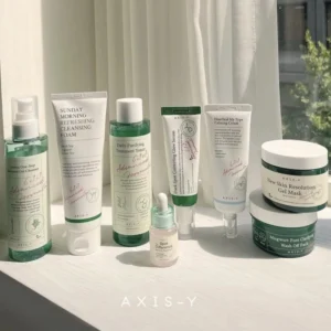 AXIS-Y Original Authentic Korean Face Cream Daily Purifying Treatment Toner Sunscreen Skin Resolution Gel Mask Eye Roll-on Serum