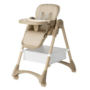 Baby High Chair Foldable Portable Feeding Seat Toddler Dining Chair Adjustable Tray Multifunctional Infant Learning Seat