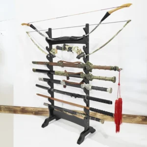 Simple Multilayer Sword Frame Storage Floor Support Samurai Sword Rack Shelf Creative Home Decor Combination