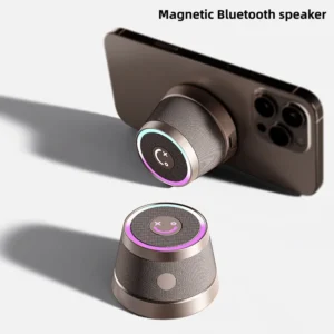 For xiaomi UGREEN portable Bluetooth speaker magnetic speaker BT5.3 mini speaker 7 hours play mobile phone holder