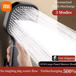 Xiaomi Mijia Shower Head Panel 3-Modes Adjustable Home High Pressure Massage 13cm Shower Set Filter Element Bathroom Accessories