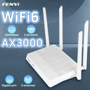 FENVI AX3000 WIFI6 Router Gigabit 2.4G/5GHz 802.11AX Wireless Signal Amplifier Booster WPA3 EasyMesh Gigabit 5G Router For Home