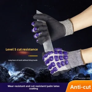 N9100 anti-smashing and anti-cutting grade 5 gloves anti-extrusion and wear-resistant coal mine construction site ship anti-skid