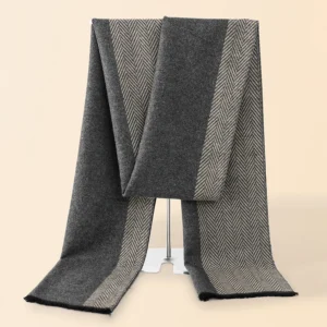 Luxury Winter Men Scarf Shawl Warm Autumn Cashmere Handkerchief Soft Outdoor Muffler Bufanda Solid Men Scarf 2025