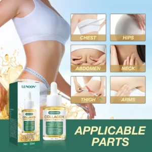 Collagen Compact Body Oil,Reduce Wrinkles and Stretch Marks,Chest Buttocks Skin Plump, Balance Hormones Skin Care for Women