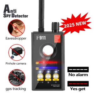 F911 Hidden Camera Detectors , Anti Spy Camera Finder, GPS Tracker Detectors, Bug&Hidden Devices Detector ,RF detectors