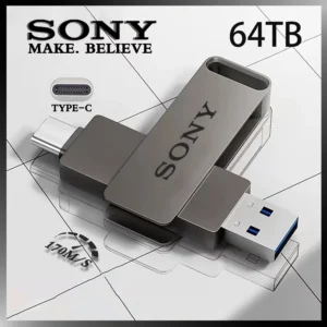 Sony USB 3.0 TYPE C USB Flash Drive OTG Pen Drive 1TB 2TB128GB 4TB 8TB 16TB 32TB 64TB USB Stick 2 in 1 High Speed Pendrive