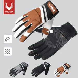 Touch Screen Cycling Gloves Winter Thermal Warm Windproof Full Finger Waterproof Bicycle Road Bike Gloves For Men Women