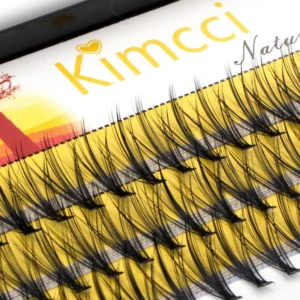 Kimcci 20D Wholesale 50 Cases / lot Mink Eyelashes Extension Natural 3D Volume Fake Lashes Individual Cluster Makeup Tools Cilia