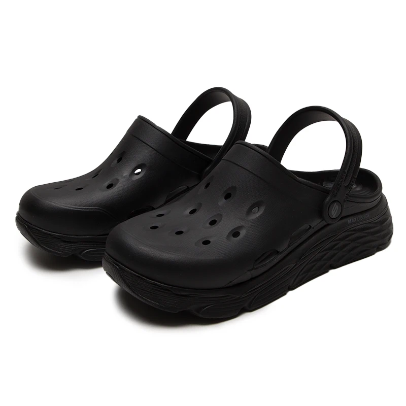 Skechers Foamies Men's Sandals Hollow Toe Beach Shoes Casual Slippers Clogs 243277-Bbk