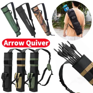 Archery Arrow Quiver Holder Adjustable Waist Hanged Carry Bag Arrow Holder for Arrows Bow Hunting and Target Practicing