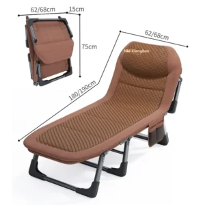 Lightweight Folding Camping Cot Portable Aluminum Frame Quick Setup Outdoor Single Bed Heavy Duty Mesh Pocket Cama Dobravel