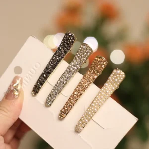 2025 Cute Rhinestone Hairpins Women Girls Bangs Hair Clips Pins Barrettes Accessories Hairclip Headdress Headwear Ornament Gifts