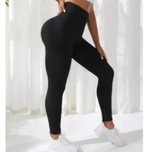 New High Waist Yoga Pants for Women - Tummy Control Leggings, Stretchy Soft Workout Running Pants, Comfortable Gym Sports Pants"