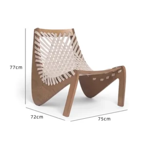 Waterproof Rattan Patio Sofa, Outdoor Wicker Chair for Garden Balcony Villa, Sun Resistant Lounge Furniture for Hotel