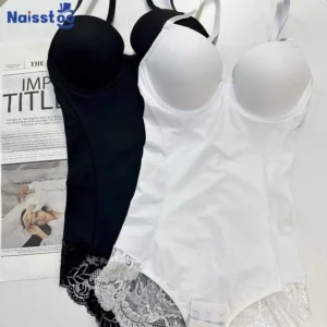 Women's shapewear bodysuit for tummy control built-in bras tight slimming body shaper corsets