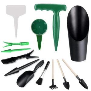 Mini Gardening Tool Set Label Board Plastic Garden Plants Household Succulent Potted Plant Cultivation Drilling Sowing TMZ
