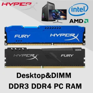 HYPERX DDR4 DDR3 Desktop RAM 16GB 8GB 4GB 32GB 3200MHz 2666 2400 2133 1600MHz 1333 1866MHz DIMM Memory PC RAMs For Intel & AMD