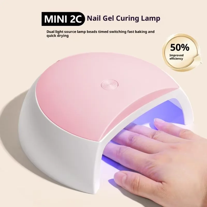 60W Mini UV LED Nail Lamp UV Light for Nails With 4 Timer Settings LED Nail Light Suitable for Home Diy and Nail Salon