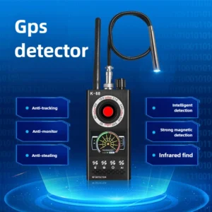 Professional Anti Spy Camera Detector K68 Bug Scanner Security Protection RF Signal Cam Hidden Gadgets Car GPS Tracker Finder