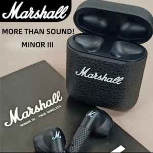 New MARSHALL Minor III TWS Earphones, in Ear Noise Reduct Touch Control Headphones, IPX4 Sweatproof Earbuds for Sports Travel