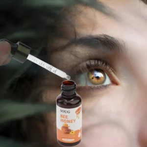 Soug 30ML Bee Honey Eye Drops Fatigue Dry Eyes Astigmatism Blurred Vision Reliever Refreshing Improve Eyesight Soothing Eye Care