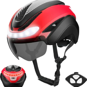Eastinear Bicycle Helmet Ride Led Lights Front And Rear,Urban Road Cycling Helmet,Rechargeable Turn Signal Bicycle Accessories