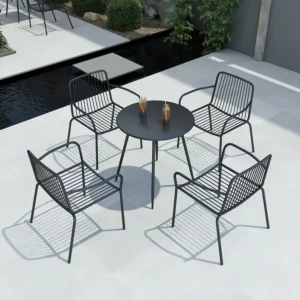Nordic Wrought Iron Outdoor Tables and Chairs in The Courtyard,Discussing Milk Tea Shops,Leisure Balconies,Tea Tables and Chairs