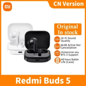 Xiaomi Redmi Buds 5 Earphone 46dB Active Noise Cancellation Bluetooth 5.3 TWS ANC Headset 40h Long Battery Life CN version