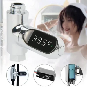 Smart Digital Kitchen Bathroom Faucet Shower Thermometer 360° Rotating Water Flow Power Generation