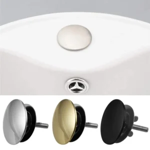 Durable Stainless Steel Faucet Hole Cover Universal Matte Black Sink Hole Cap Leakage Prevention Sink Stopper Counter Plugs