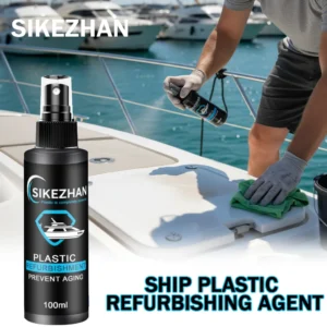Plastic Renovator - Professional Boat Trim Restoration Cream to Renew Faded Surfaces with UV Resistance and Durable Protection