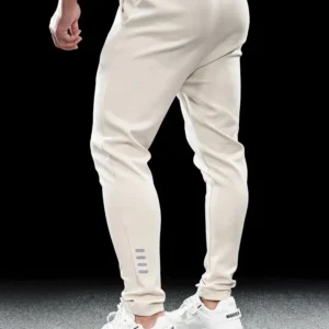 Men's Sports Gym Fitness Casual Slim Stretch Running Pants Tops Men's Quick-drying Breathable Training Pants Autumn Winter