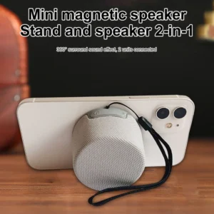 1PC magnetic phone speaker suitable for Apple magnetic function small mini clip on phone holder portable speaker wireless speak