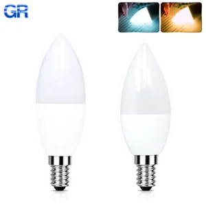 1-10Pcs Led Light Bulb E14 LED Lamp Indoor Warm Cold White Light 5W 7W 110V-220V LED Candle Bulb Home Decor Chandelier