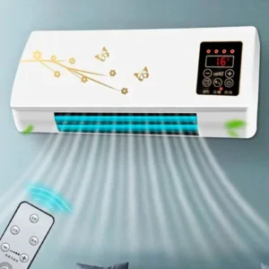 Portable Cooling and Heating Air Conditioner With Timer Small Wall Mounted Air Conditioner for Home Living Room Bedroom Office