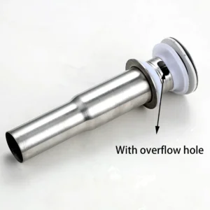 Gunmetal Gray Stainless Steel Perforated, Non-Perforated Flip-Top Downcomer